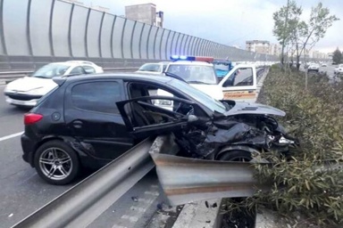 لاییکشی ۲۰۶ در تهران حادثه آفرید