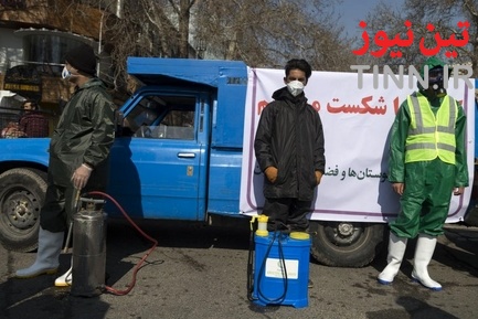 عملیات گندزدایی زدایی و ضدعفونی معابر اصلی و فرعی خیابان ولیعصر‎(عج)