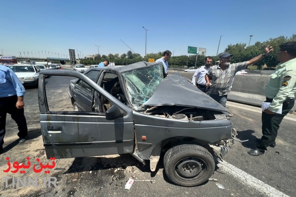تصادف مرگبار پژو با نیوجرسی در بزرگراه آزادگان