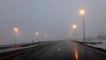 مه آلودگی و لغزندگی در محورهای استان زنجان
