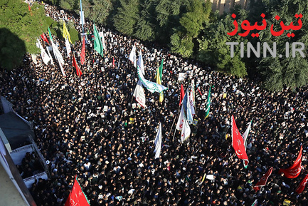 مراسم تشییع پیکر سردار سپهبد شهید حاج قاسم سلیمانی در اهواز