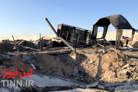 پایگاه هوایی عین الاسد پس از حمله موشکی ایران‎