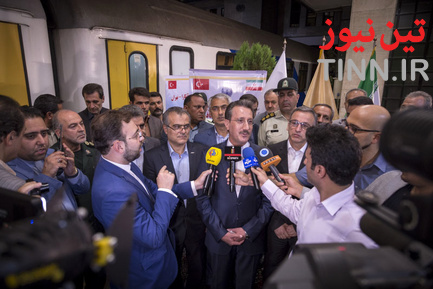 راه‌اندازی اولین قطار مسافری تهران - آنکارا