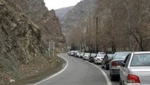 ترافیک جاده چالوس و هراز سنگین شد 
