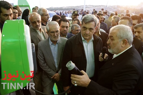  افتتاح نخستین جایگاه شارژ خودروهای برقی در برج میلاد تهران