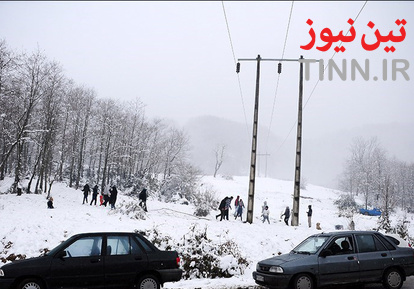 بارش برف در ارسباران،‌ بهشهر و لاهیجان