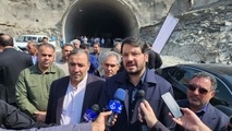 تونل دوم راه کربلا با حضور وزیر راه افتتاح شد