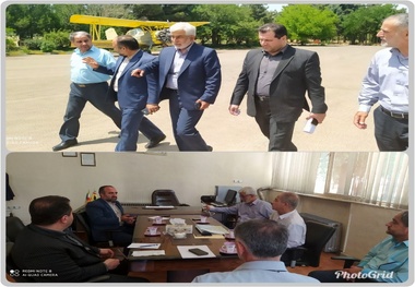 اماده باش شرکت هواپیمایی خدمات ویژه برای مهار اتش سوزی قزوین