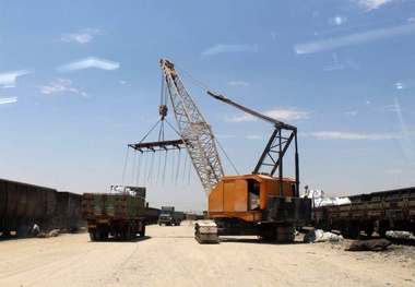 احداث خط جدید بارگیری در ایستگاه شاهرود