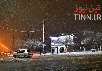 بارش سنگین برف در گیلان