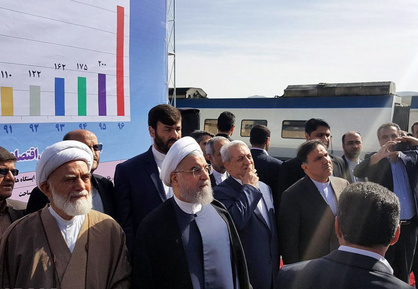 افتتاح خط آهن تهران – همدان