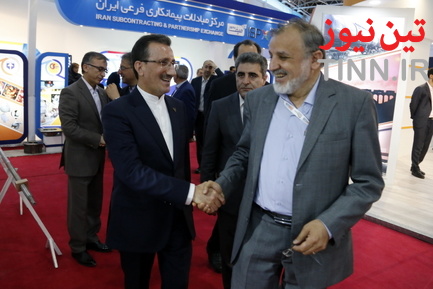 بازید مدیر عامل راه آهن از غرفه تین نیوز در نمایشگاه ریلی