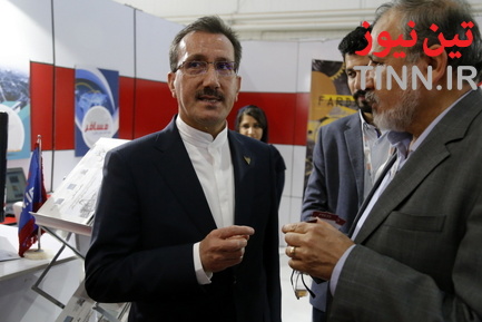 بازید مدیر عامل راه آهن از غرفه تین نیوز در نمایشگاه ریلی