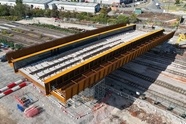 HS2 Engineers Install First Section of New Saltley Viaduct
