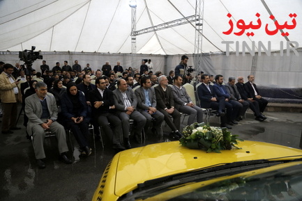 مراسم رونمایی از ناوگان نوسازی شده تاکسیرانی