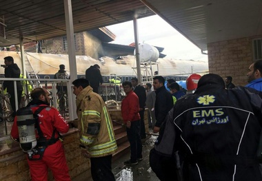 Boeing 707 cargo plane crashes west of Tehran