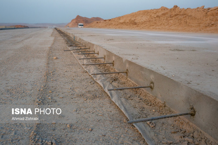 گزارش تصویری اجرای پروژه آزادراه شهید سلیمانی قم  (9)