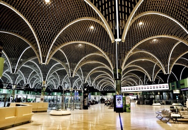 تصویری زیبا از داخل ترمینال فرودگاه بغداد