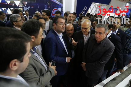 بازدید وزیر صنعت، معدن و تجارت از هفتمین نمایشگاه ریلی