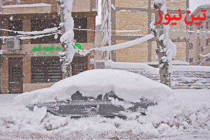 بارش سنگین برف در گیلان