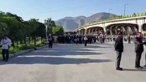 کارگران هپکو بار دیگر راه‌آهن شمال-جنوب را برای ساعاتی بستند
