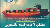 عملکرد ۶ ماهه کمیته دانشجویی مهندسی دریایی؛ گامی مؤثر در پیوند دانشگاه و صنعت