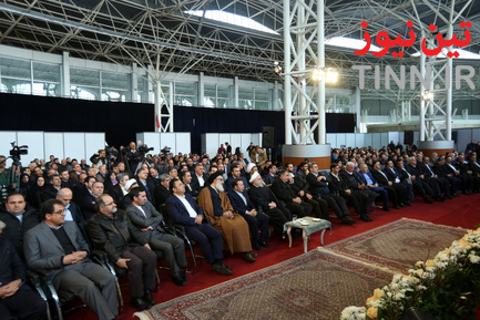 ایین افتتاح قطار برقی شهر جدید هشتگرد
