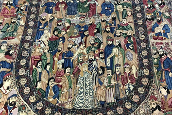 رونمایی از فرش نفیس «مشاهیر» در کاخ نیاوران