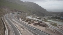 بازگشایی محور آزادراه منجیل به رودبار در گیلان

