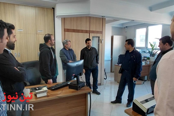 بازدید سبحان نظری از شرکت ترکیب حمل ونقل 