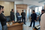 بازدید سبحان نظری از شرکت ترکیب حمل ونقل 