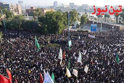 مراسم تشییع پیکر سردار سپهبد شهید حاج قاسم سلیمانی در اهواز
