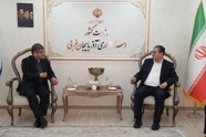 دیدار مدیرعامل راه آهن با استاندار آذربایجان‌ غربی

