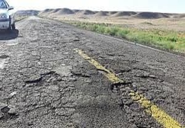 عکس| جاده ها با این کارها از بین می رود!