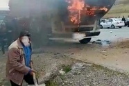 حادثه مرگبار در گردنه زاغه؛ سوختن راننده و دو شاگرد کامیون