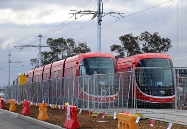 LRV testing begins on Canberra light rail line

