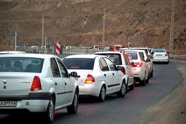 ترافیک سنگین از تهران تا قزوین