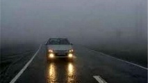 مه گرفتگی در  جاده های کوهستانی خراسان رضوی