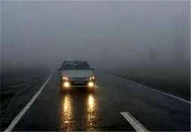 مه گرفتگی در  جاده های کوهستانی خراسان رضوی