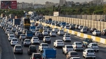 ترافیک سنگین در آزادراه های کرج–قزوین و ساوه–تهران