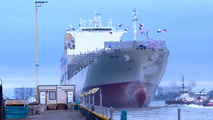 Largest vessel ever built in San Diego launched
