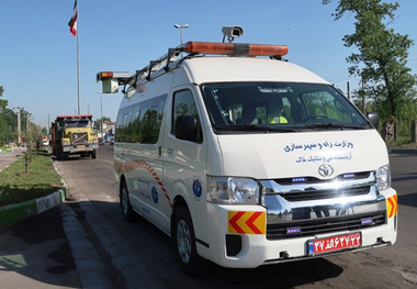 استفاده از دستگاه اسکنر سطح جاده در خراسان شمالی