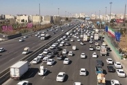 ترافیک سنگین در آزادراه کرج-تهران