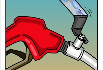 کاریکاتور/بازگشت کارت سوخت جدی است