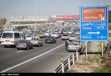 اعلام محدودیت‌های ترافیکی محور کرج – چالوس