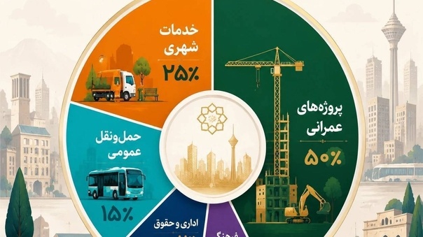 چقدر از بودجه شهرداری تهران در بخش حمل و نقل  هزینه می شود؟