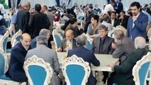 مراسم معنوی افطار انجمن های بزرگ صنعت ریلی به روایت تصویر 