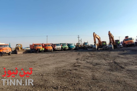 آغاز عملیات تعریض آزادراه ساوه سلفچگان به روایت تصویر