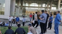 تجمع کارکنان مترو هشتگرد مربوط به مطالبات از مترو تهران بوده است