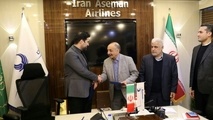  امضای تفاهم‌ نامه همکاری بین شرکت هواپیمایی آسمان و شرکت هواپیمایی چابهار